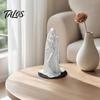 Veiled Goddess Sculpture 3D Printed Sculpture, Mysterious Female Figurine with Robe, Dark Gothic Anti-break Decor Ornament Home Statue for Desk