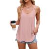 2026 New Solid Color Round Neck Women's Camisole Top
