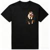 English Bulldog Yoga Puppy Poses Oneck T Shirt Dog Lovers Black Graphic Cotton Streetwear Short Sle