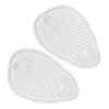Palmilha de Gel para Salto Alto Meias Palmilhas para Amortecimento 4 Pares Inserções de Silicone Transparentes