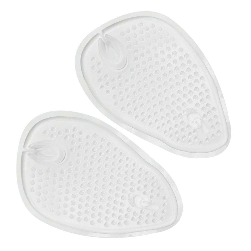 Gel Insole for High Heel Half Insoles for Cushion 4Pairs Transparent Silicone Inserts