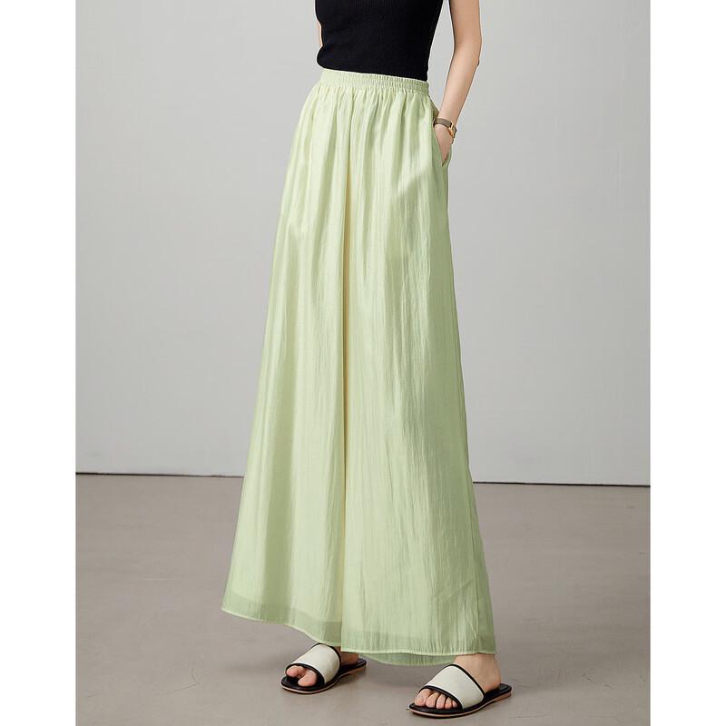 Demana Tencel Blend Wide-Leg Casual Pants