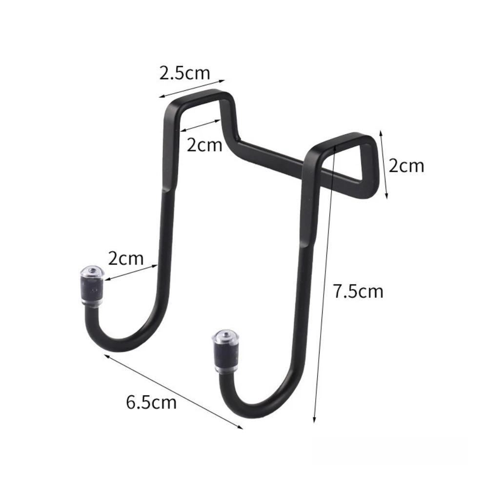 S-Shape Cabinet Storage Rack Bathrobe Hanger Holder Hooks Stainless Steel Kitchen Bathroom Cabinet Door Coat Towel Rack New