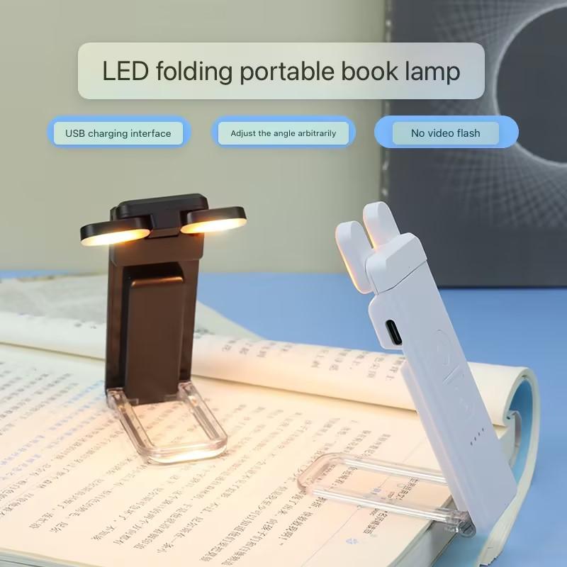 Reading Light, USB Rechargeable Book Light for Reading At Night In Bed,LED Clip On Portable Bookmark Light for Reading In Bed