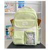 High school students large-capacity backpack new fresh and sweet two-dimensional color contrast bar