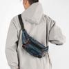 Men's Waterproof Nylon Waist Pack - Lightweight Running Belt Bag for Travel, Sports & Outdoor Activities