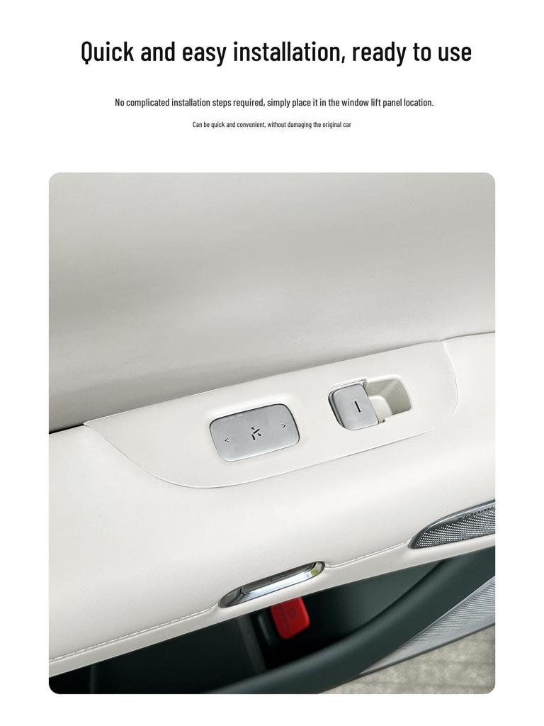 Xiaomi YU7 Car Door Window Lift Anti-slip Button Sticker