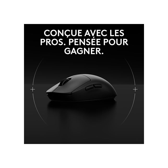 Souris Logitech G PRO 2 LIGHTSPEED gaming sans fil + Dongle 8K + Pochette