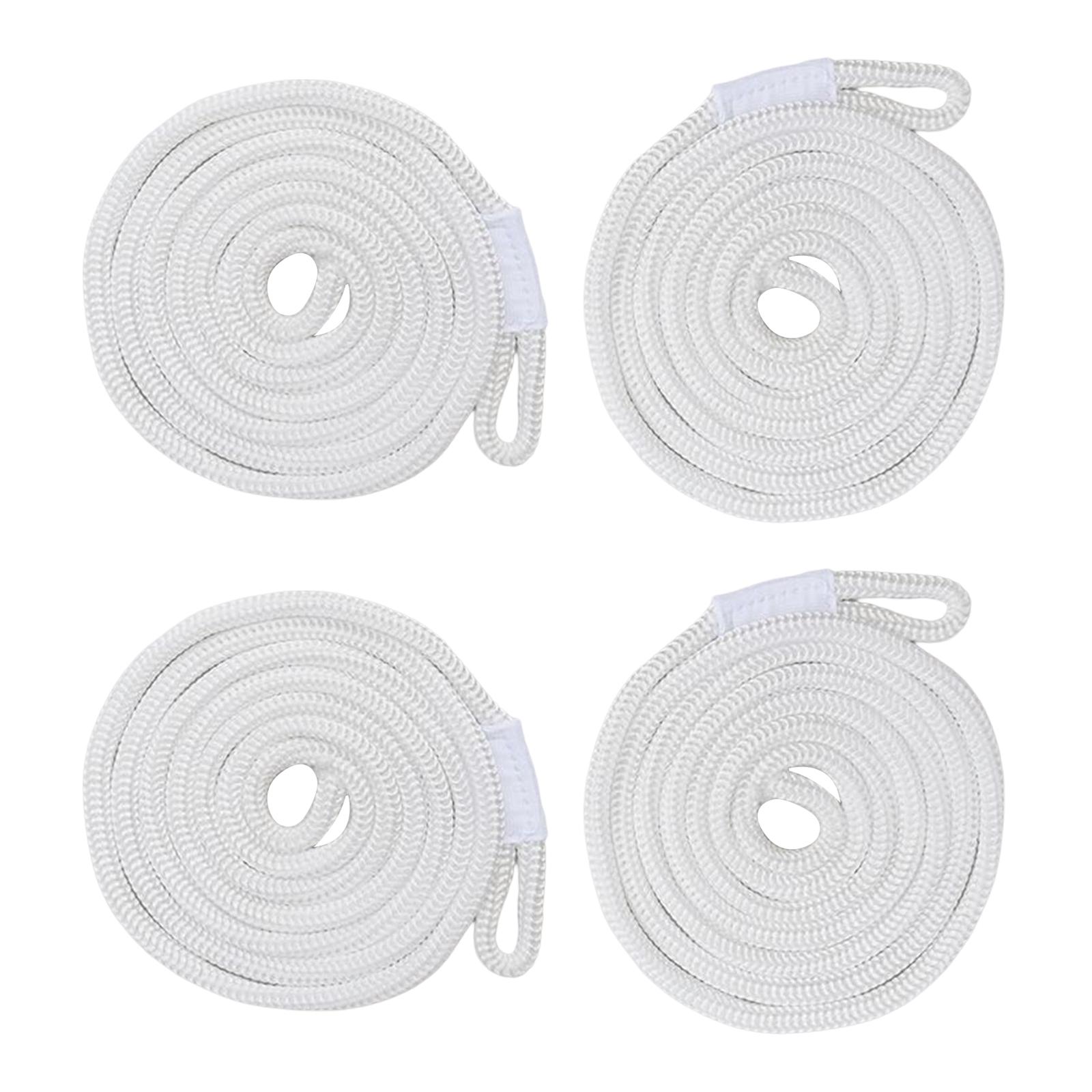 4x Boat Lines, Boat Bumpers s, Marine Dock Protector Inflatable Marine Bumpers Hangers Mooring Rope for Yacht, Docking