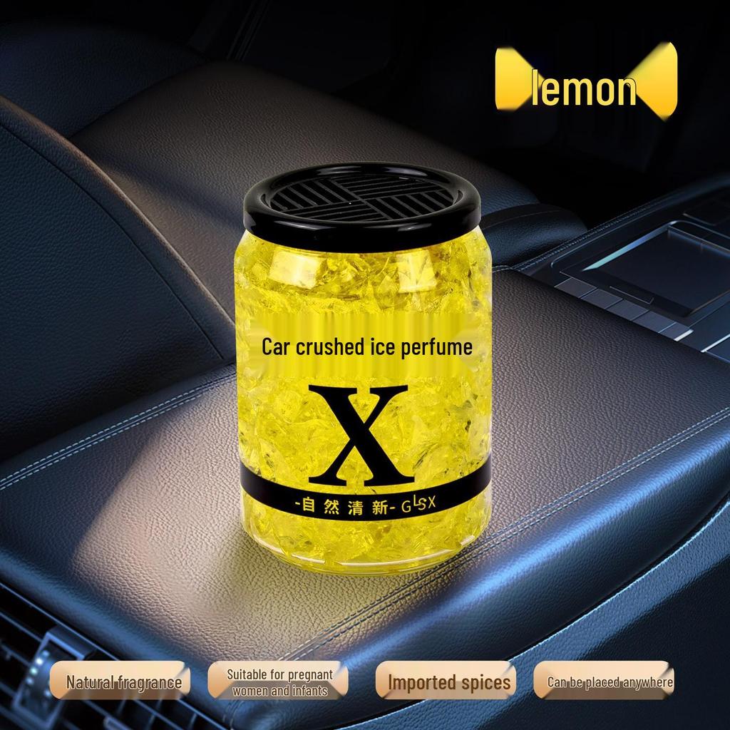 Car Interior Solid Aroma Diffuser: Crushed Ice Scent Air Freshener Deodorizer.
