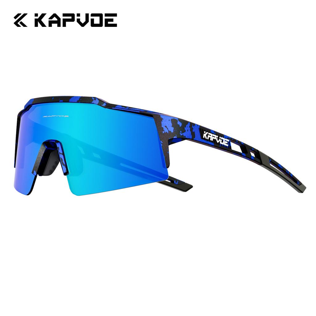Kapvoe 4lens Cycling Glasses Sunglasses Cycling Goggles Outdoor UV400 Sports Protection MTB Road Mountain Bicycle Drive 4lens