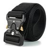 Tactical Quick-Release Nylon Leather Belt with Automatic Buckle for Outdoor Sports and Casual Wear