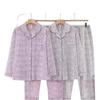 Dingdang Guifei Autumn/Winter Women's Two-Piece Pajama Set: Turn-Down Collar, Long Sleeve, Long Pants, Casual & Comfortable Homewear