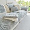 Thickened Plush Sofa Cushion Autumn And Winter New Straight Row One Piece High-Grade Non-Slip Seat Cushion Sub-Cover Cloth Towel