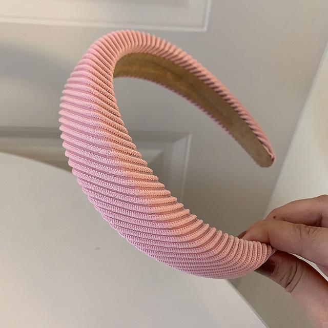 New Fashion Hair Hoop Hair Bands for Women Girls Solid Color Twilled Headbands Designer Wide Hairband Hair Accessories Headwear