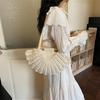 Women's Casual Loose-Fit Hollow Straw Woven Shoulder Handbag, 2026 New Vegetable Basket Design