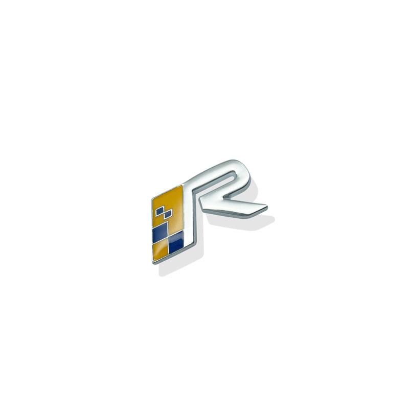 3D Metal Chrome R Design AWD Emblem Sweden Flag Moose Deer Rear Trunk Fender Side Badge Sticker For Volvo V40 XC60 XC90 C30 V60