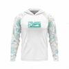 Mens Long Sleeve UV Protection Fishing Shirt Breathable Quick Dry Hooded Sunproof Outdoor Angling Top