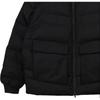 Y-3 FW22 Solid Color Hooded Puffer Jacket Unisex Outerwear Black HN4330