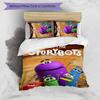 Ask the StoryBots 3pcs Bedding Set Duvet Cover Closure Includes 1 Duvet Cover & 2 Pillowcases for All Seasons Bedroom Home Dorm Decor