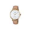 Standard Series Minimalist Business Leather Fashion Quartz Movement Leather Strap Watch Women Watches White LTP-VT01GL-7B