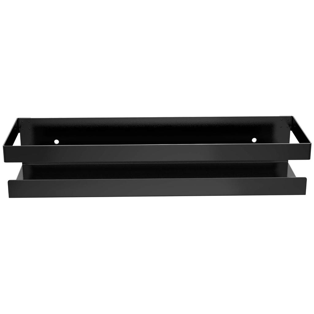 Umi Metal Multi-Purpose Wall Mount Floating Shelf (Small, Black) - 1 Shelf, Modern Style, Rectangular, Wall Mounted Storage Shelves for Kitchen