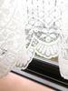 Elegant and stylish bay window lace and made in Japan by 300 x 105 CM596 curtains, multi-functional, heat-blocking, pollen-catching, cool, FCOT, cm,
