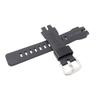 Protrek Genuine Band, Protrek Replacement Urethane Band with Carbon Fiber, Dark Gray, for PRW-6000Y, PRW-6100Y (with Spring Bar)