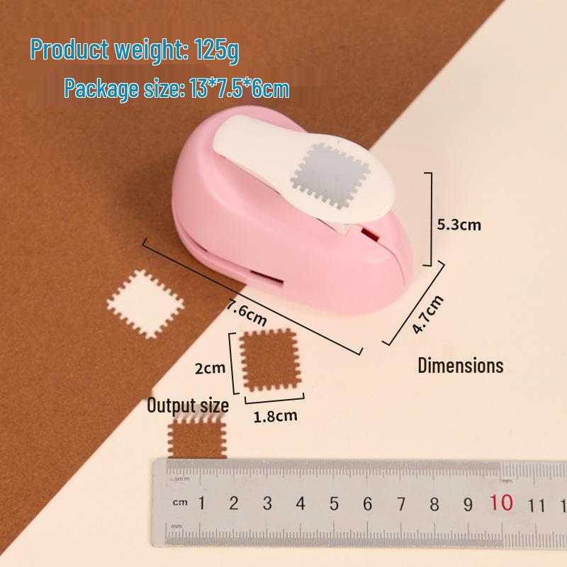 Children's DIY Embossing Machine: Easy Large Flower Punch for Kindergarten Craft and Paper-Cutting Projects