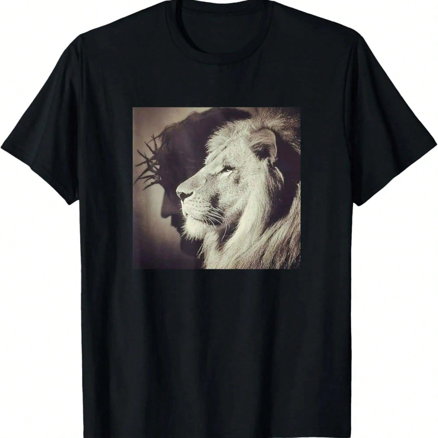 Jesus Lion Of Judah  Gift T-Shirt S