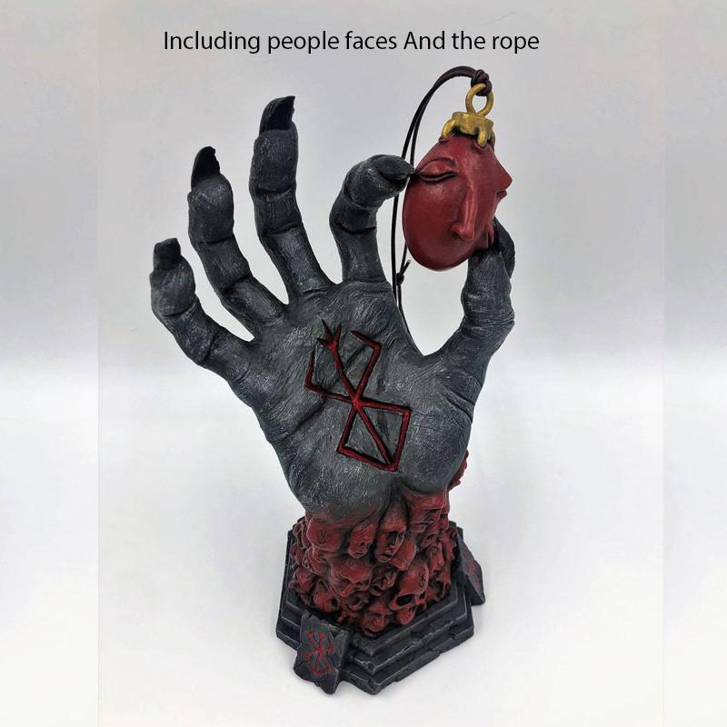 Unglaubliches Berserk Hand Gottes Dekorative Harz-Kunstwerke Fesselndes Halloween-Display