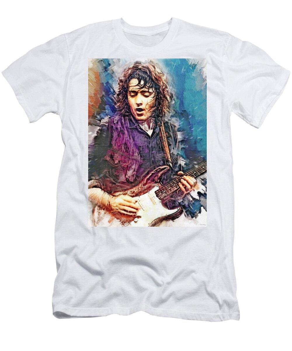 

Rory Gallagher 90s Cotton Black Unisex T-Shirt Summer Cotton Men Women Top Tee Short Sleeve Streetwear Loose Casual Trendy Retro 4XL