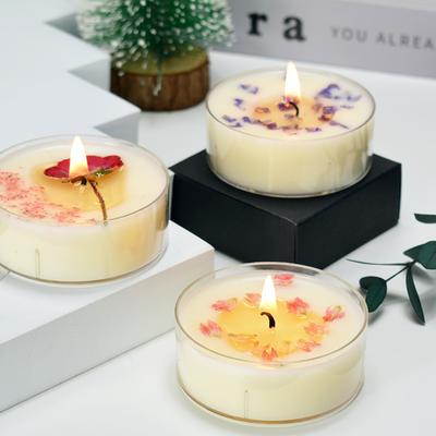 1 Adet Mini Doğal Bitki Kokulu Nil Bahçesi Aromatik Mum Düşük Sıcaklık El Yapımı Mumlar Romantik Hediyeler Ev Dekorasyon