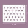 Cake Printing Template, Hollow Plastic Spray Pattern Mold, DIY Powder Sieve, Baking Decoration, Cake Lace Mounting Tool