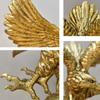 Resin Golden Eagle Statue Art Animal Model Collection Ornament Home Office Desktop Feng Shui Decoration Figurines