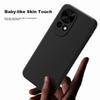 Phone Case for Huawei Nova 12 Pro, Protective Cover with Cloud-Like Silicone Lens Protection, Shockproof Soft Elegant BlackUpgraded Silicone