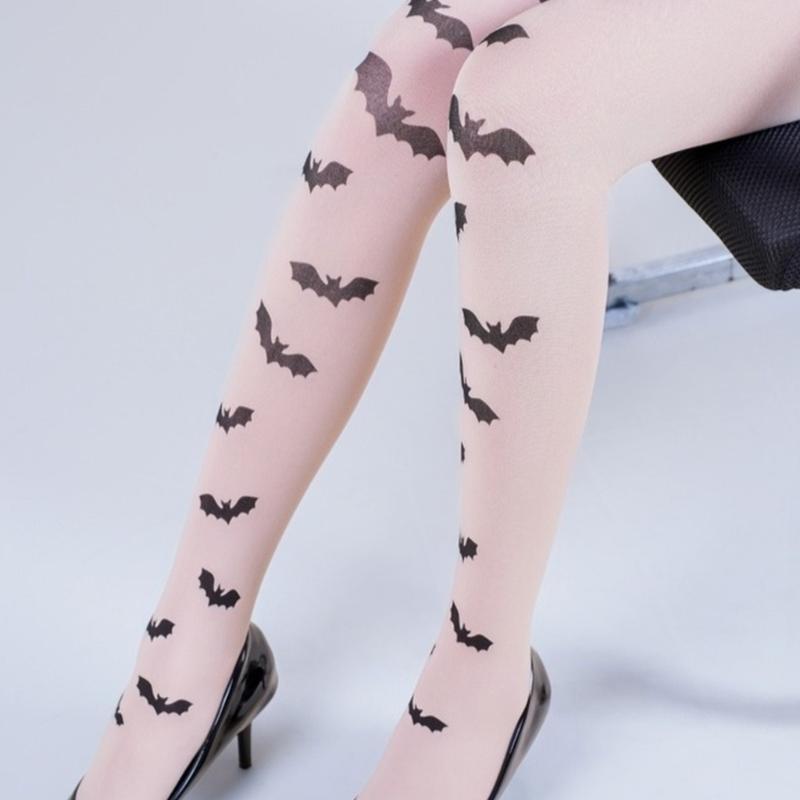 Halloween Costume Party Hosiery Practical Women's Scary Dance Tights Celebration Pantyhose Stretchy Leggings
