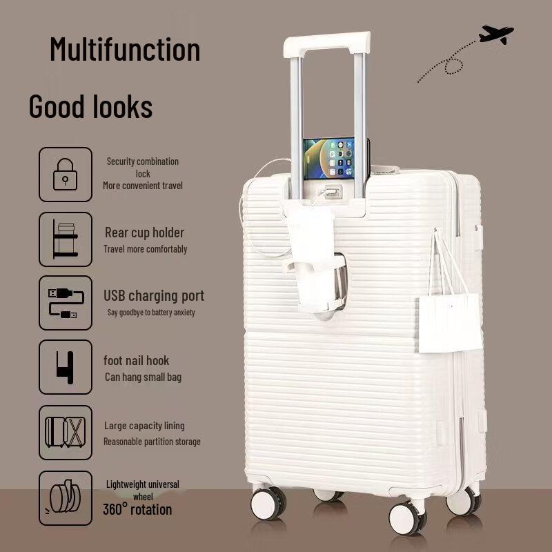 Zhili Multi-functional Student Travel Suitcase 20 inch