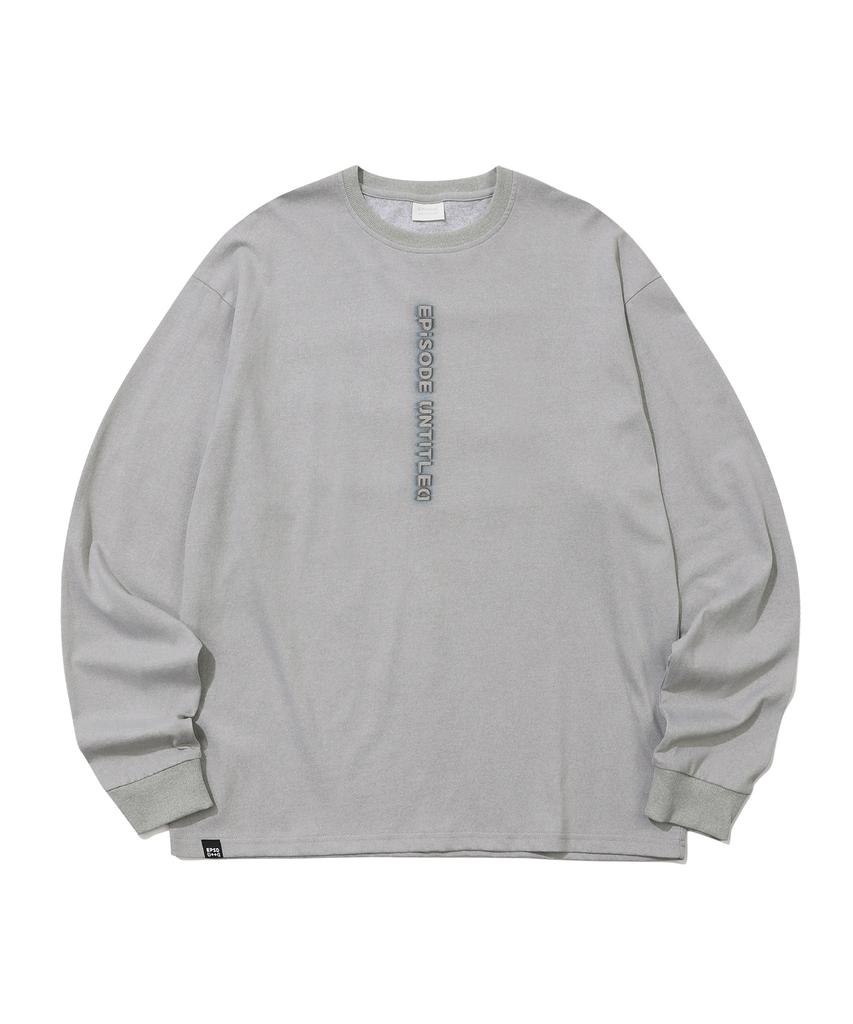 EPISODE UNTITLED Printing Patch Pigment Long Sleeves_Sand