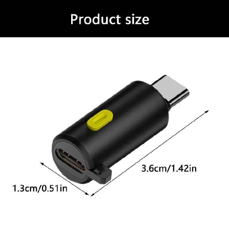 USB C Extension Adapter USB C Adapter with 80Gbps Data Transfer and Real Time Power Display Digital Display Charging