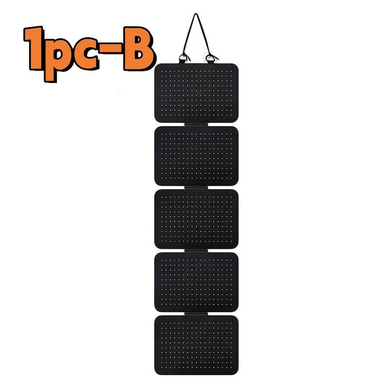 

1pc Foldable Felt Jewelry Organizer,Wall Hanging Earring Pendant Display,Storage Bag For Necklaces,Bracelets