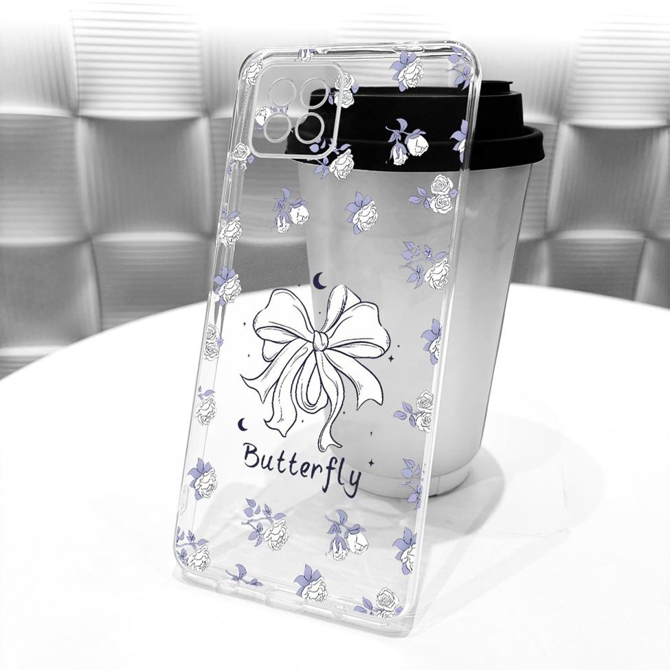 Clear For Oppo A73 5G CPH2161 Phone Case For Oppo A73 5G Cover Aesthetic Luxury Cute Cat Fashion Butterfly Funny Painted Casing
