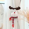 Yousheng Świąteczna Klamra do Zasłon 3D Mikołaj Bałwan Renifer Lalka Kreskówkowa Zapięcie do Zasłon do Salonu Domu Hotelu Dekoracja Okna