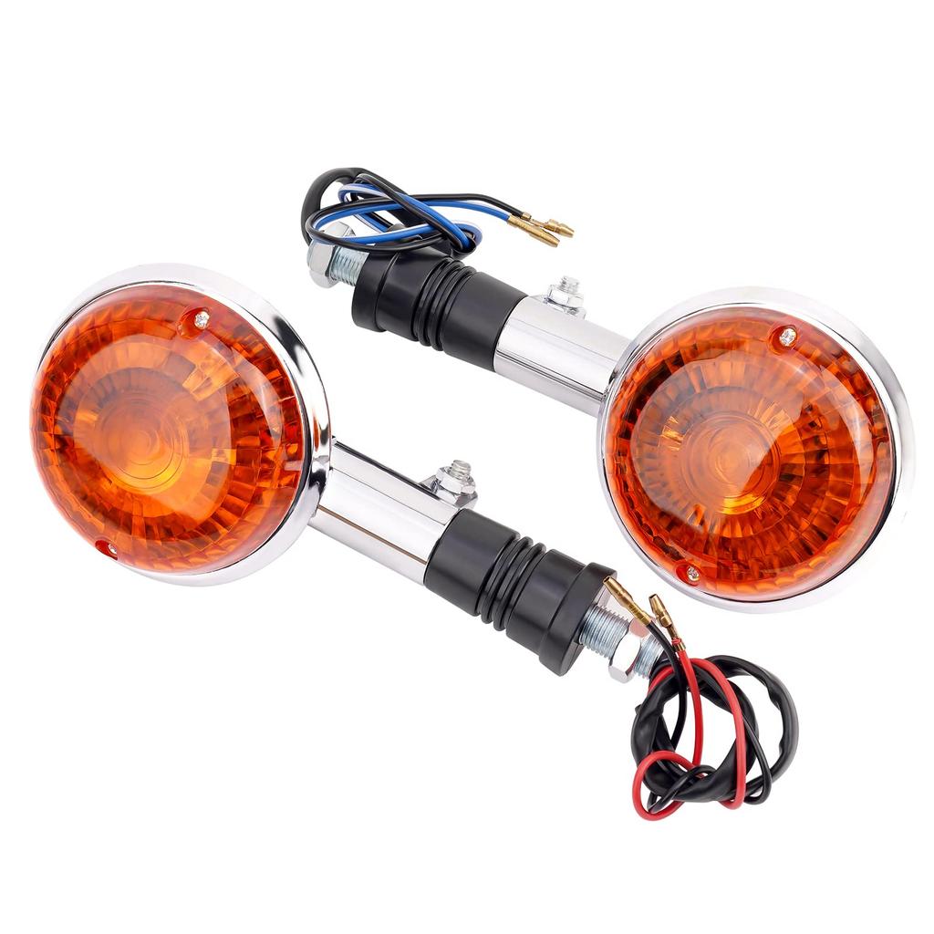 AHL Motorcycle Turn Left and Right for Yamaha Virago and Road Royal Star Signals, 12V, Set, XV250, XV400, XV535, XV550, XV700, XV750, XV920, XV1000,