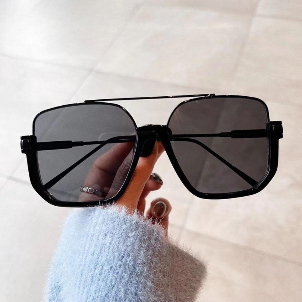 UV400 Sunglasses Women Men Luxury Retro Large Frame Designer Travel Sun Glasses UV Protection