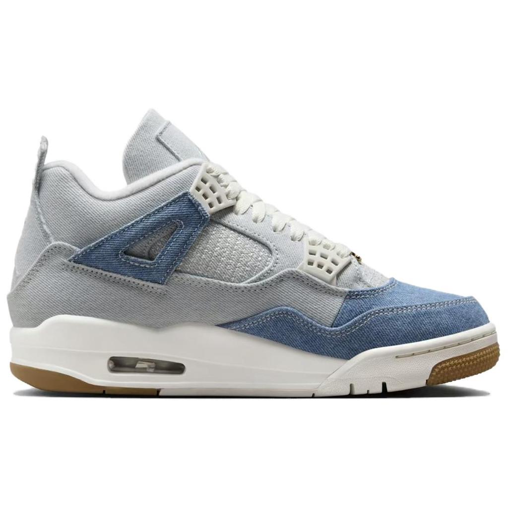 Jordan 4 Retro Tex Denim Abgenutztes Blau Damen IB6716-100
