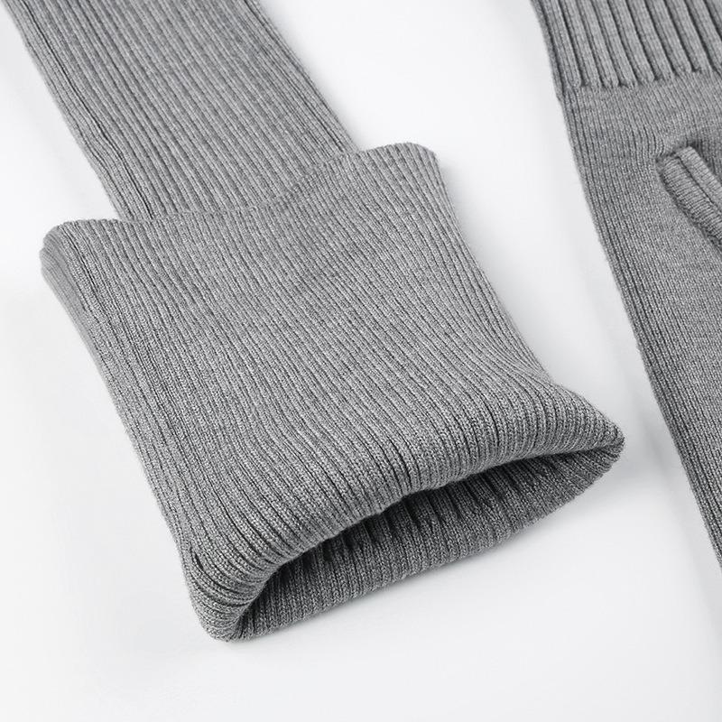 Women's New Autumn Pure Desire Atmosphere Feeling One-line Collar Strapless Zip Hem Pink Solid Colour Long-sleeved Versatile Jumper