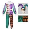 Clown Costume For Kids And Adults With Polyester Fabric For Cosplay And Halloween Events