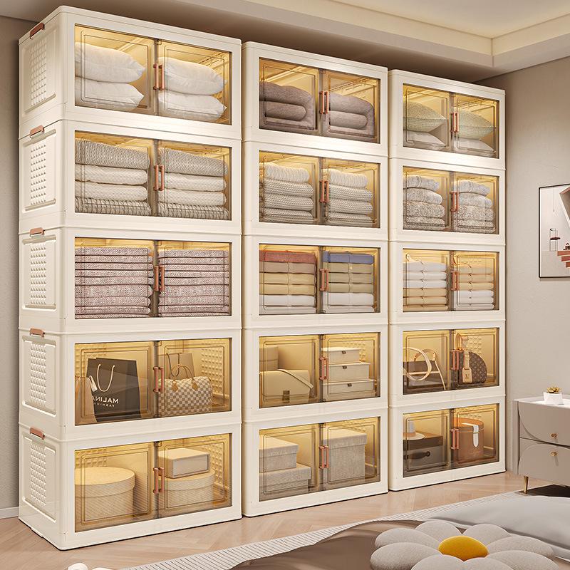 Multi-Layer Large Capacity Storage Cabinet for Clothes, Quilts, and Toys