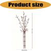 Garden Climbing Support Stake in Iron, Branch Look Metal Frame 25 x 70 cm for Flower Growth, Container Display and Outdoor Home Use